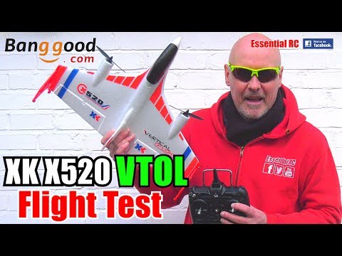 XK X520 READY TO FLY VTOL Vertical Takeoff And Landing 3D RC Airplane: ESSENTIAL RC FLIGHT TEST - UChL7uuTTz_qcgDmeVg-dxiQ