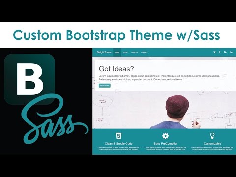 Custom Bootstrap Theme With Sass - UC29ju8bIPH5as8OGnQzwJyA