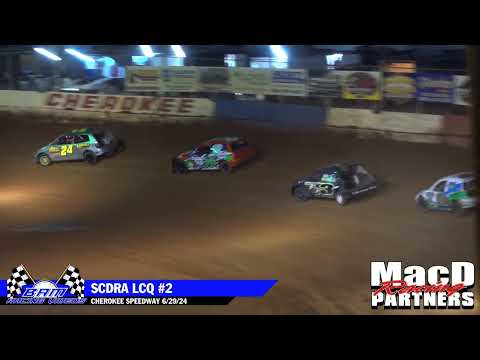 SCDRA LCQs - Cherokee Speedway 6/29/24 - dirt track racing video image