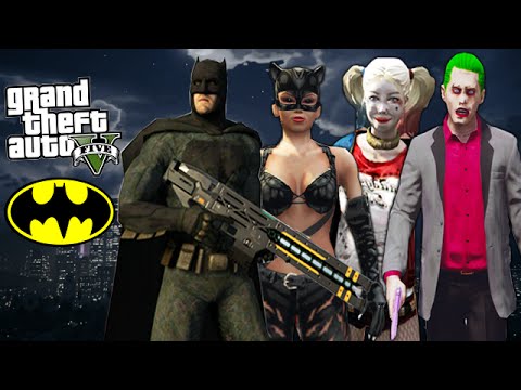 GTA 5 Mods - ULTIMATE BATMAN MOD w/ Catwoman, Joker, Harley Quinn (GTA 5 Mod Gameplay) - UCrkfdiZ4pF3f5waQaJtjXew