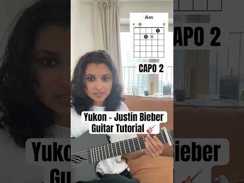 How To Play Yukon - Justin Bieber on Guitar FAST 🎸 #shorts