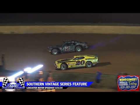 Southern Vintage Series Feature - Lancaster Motor Speedway 8/31/24 - dirt track racing video image