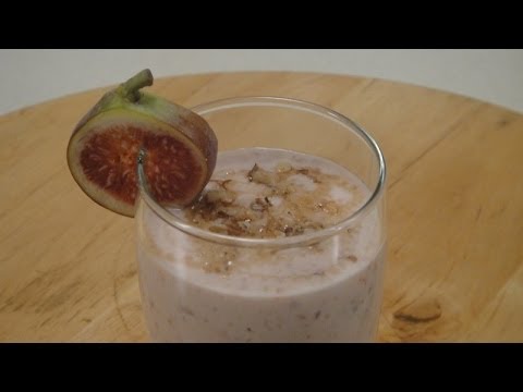 Fig and Honey Smoothie | Sanjeev Kapoor Khazana - UCmoX4QULJ9MB00xW4coMiOw