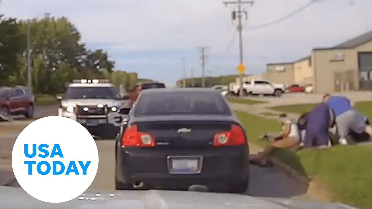 Good Samaritans rush to help an officer attacked during a traffic stop | USA TODAY