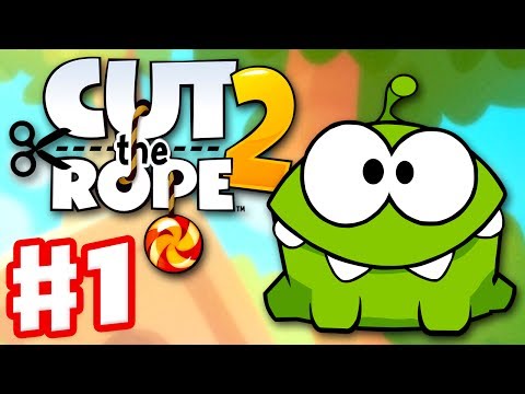 Cut the Rope 2 - Gameplay Walkthrough Part 1 - The Forest! 3 Stars! (iOS, Android) - UCzNhowpzT4AwyIW7Unk_B5Q