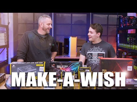 We made his wish come true! Gaming PC Shopping Spree! - UCkWQ0gDrqOCarmUKmppD7GQ