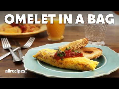 How to Make An Omelet in a Bag | Kitchen Hacks | Allrecipes.com - UC4tAgeVdaNB5vD_mBoxg50w