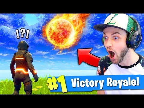 Getting *HIT* by the METEOR - WHAT HAPPENS? - Fortnite: Battle Royale! - UCYVinkwSX7szARULgYpvhLw