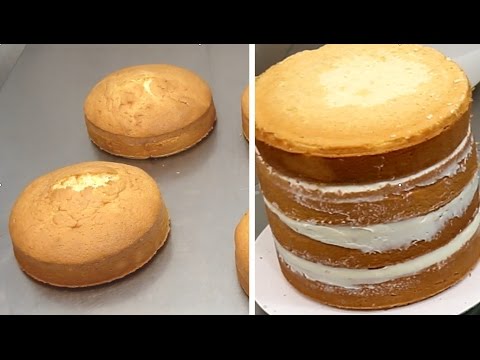 Vanilla Sponge Cake Recipe - How To by CakesStepbyStep - UCjA7GKp_yxbtw896DCpLHmQ