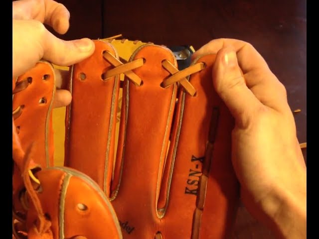 How To Restring A Baseball Glove