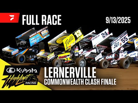 FULL RACE: Commonwealth Clash Finale | Kubota High Limit Racing at Lernerville Speedway 9/13/2025 - dirt track racing video image