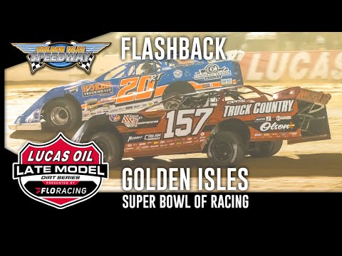 Lucas Oil Late Model Dirt Series | #SuperBowlOfRacing - Finale | Golden Isles Speedway - dirt track racing video image