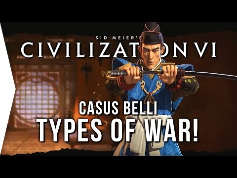 Civilization VI ► Types of WAR in Civ 6! (Casus Belli) - UCl8UfR1WkSJS666PlNsn6Yg