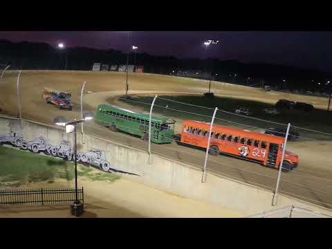 Lawrenceburg Speedway Night of Destruction 2024 Bus Feature [8/3/24] - dirt track racing video image