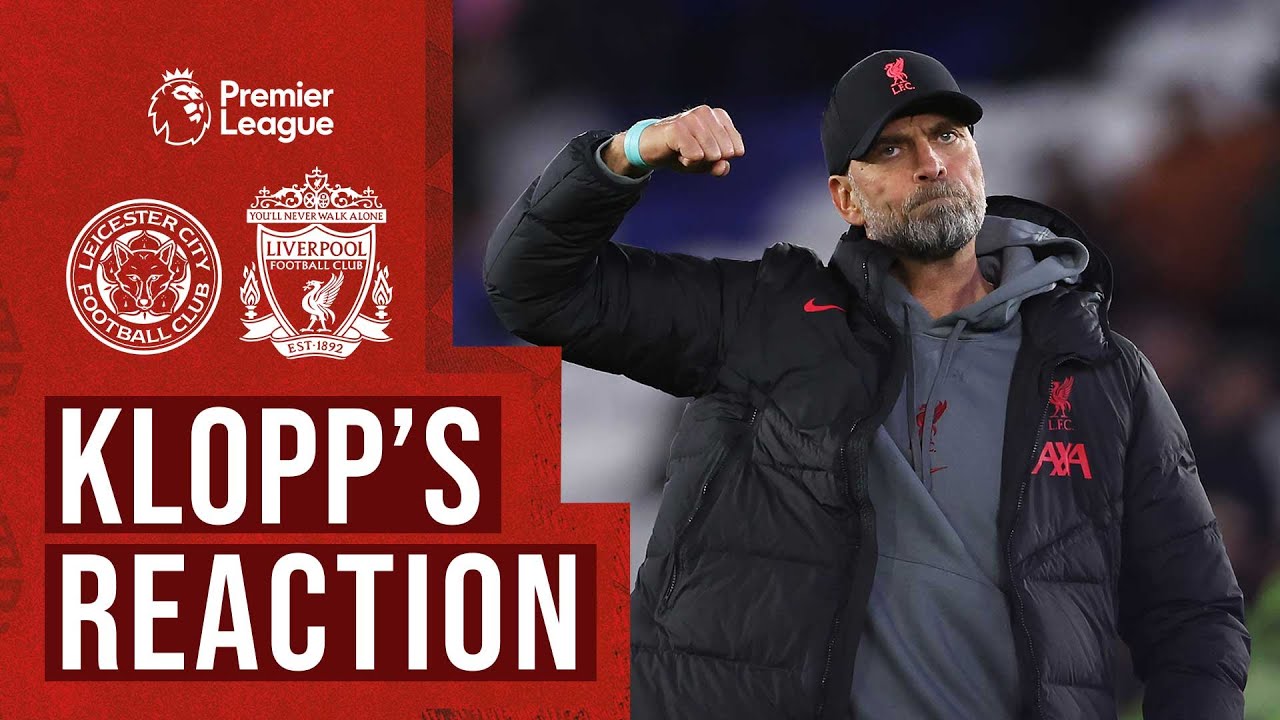 KLOPP’S REACTION: Leicester 0-3 Liverpool | Curtis Jones, Firmino reception, current form