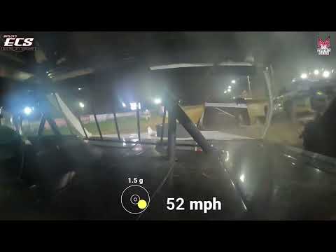 #25 Joe Chisholm - USMTS Modified - 8-21-2025 Eletric City Speedway - In Car Camera - dirt track racing video image