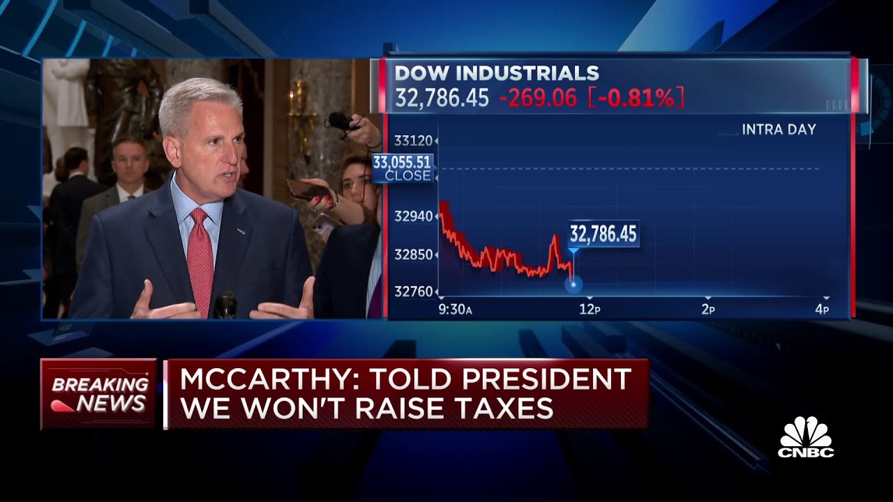 House Speaker Kevin McCarthy on debt ceiling talks: We told Biden we won’t raise taxes