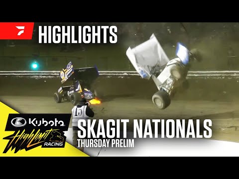 Skagit Nationals Night #1 | Kubota High Limit Racing at Skagit Speedway 8/29/24 | Highlights - dirt track racing video image