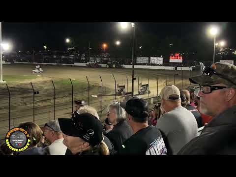 Lightning Sprint Feature Race (All clips) 8-14-2024 at wilmot raceway for the fair - dirt track racing video image