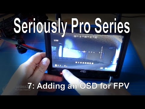 (7/9) Seriously Pro F3 (SP3) Series - Adding an OSD for FPV using a MinimOSD - UCp1vASX-fg959vRc1xowqpw