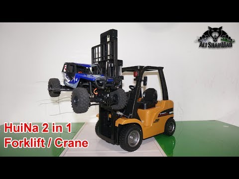 HuiNa Alloy Metal 2-in-1 RC Forklift Truck Crane - UCsFctXdFnbeoKpLefdEloEQ