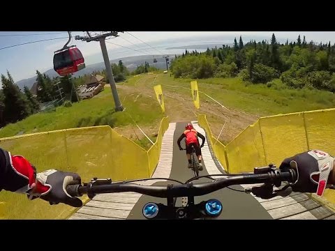 Claudio Caluori & Mark Wallace Shred Mont-Sainte-Anne: GoPro View | UCI MTB World Cup 2016 - UCblfuW_4rakIf2h6aqANefA