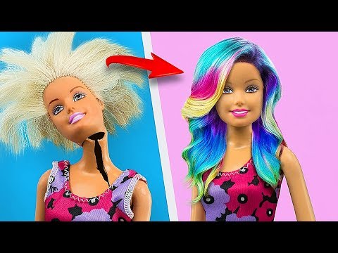 17 Clever Barbie Hacks And Crafts / Old Toys Hacks - UCWwqHwqLSrdWMgp5DZG5Dzg