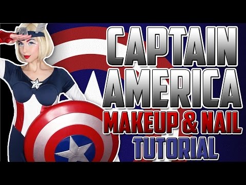 CAPTAIN AMERICA MAKEUP & NAIL TUTORIAL - UCiWbNSajTR_7gxfjaXxExJQ