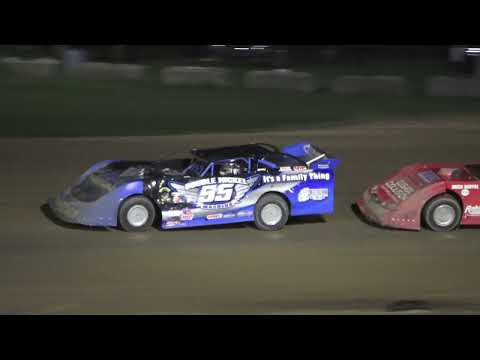 Late Model B-Feature at Crystal Motor Speedway, Michigan on 08-27-2022!! - dirt track racing video image