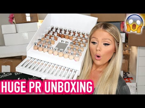 HUGE PR UNBOXING HAUL | FREE MAKEUP BEAUTY GURUS GET - UCji7wwhcGBhI0MIlxytFp4Q