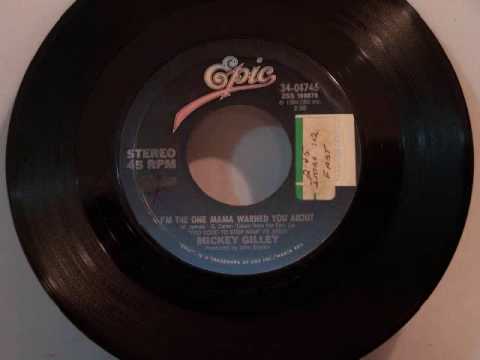 Mickey Gilley - I'm The One Mama Warned You About - UCdddYaD3RmOH5tt41N60mlg