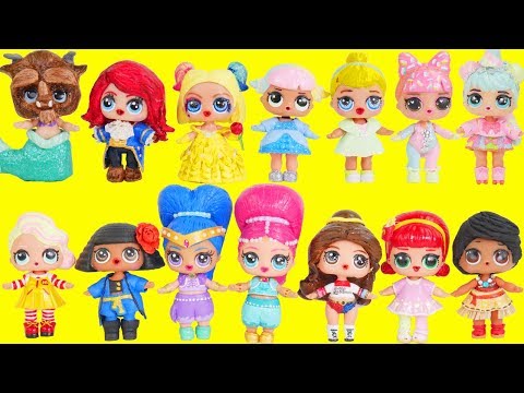 LOL Surprise Dolls Wrong Heads + Dress Up Family with Lils Fuzzy Pets | Toy Egg Videos - UCcUYGJmWfnkIyE36wss_nAw