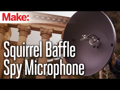 Weekend Projects - Squirrel-Baffle Spy Microphone - UChtY6O8Ahw2cz05PS2GhUbg