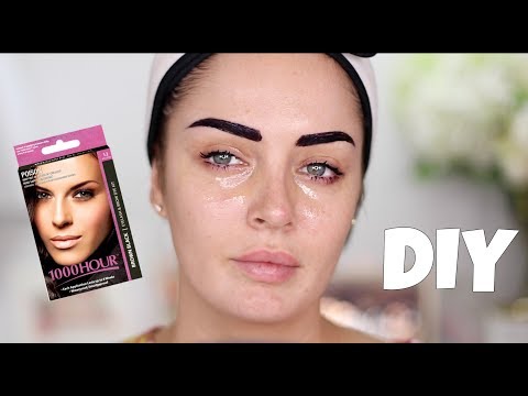 TINTING MY OWN LASHES & BROWS  - DIY Eyelash & Eyebrow Dye Review - UCLFW3EKD2My9swWH4eTLaYw