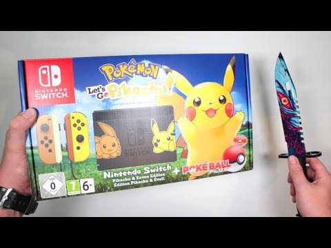 Unboxing Pokemon Lets Go Nintendo Switch - UCRg2tBkpKYDxOKtX3GvLZcQ