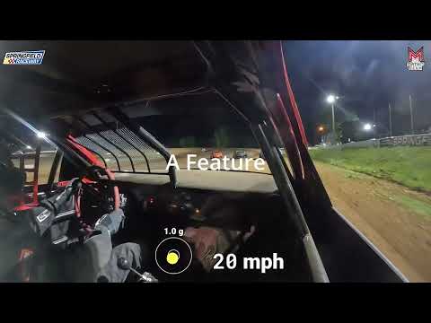 #93 Daniel Barton - FWD - 5-4-2024 Springfield Raceway - In Car Camera - dirt track racing video image