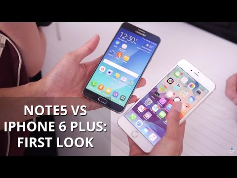 Samsung Galaxy Note 5 vs Apple iPhone 6 Plus: first look - UCwPRdjbrlqTjWOl7ig9JLHg