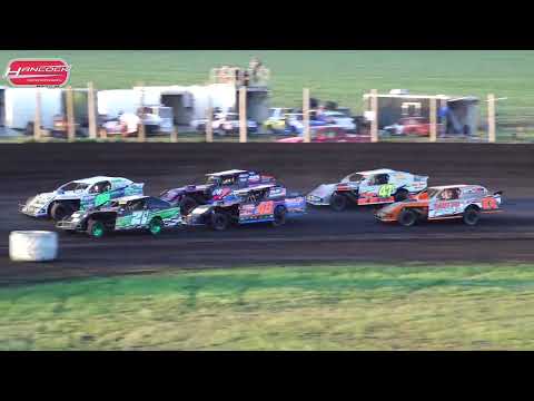 Sportmod Full Night &amp; Sport Compact Feature | Hancock County Speedway | 8-5-2022 - dirt track racing video image