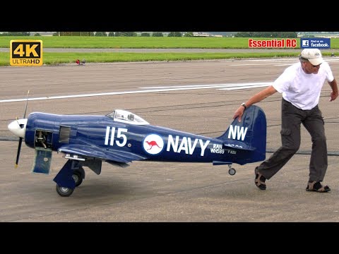 GIANT SCALE WW2 RC Hawker Sea Fury MOKI RADIAL *BEST SOUND* (BMFA NATS 2017) [*UltraHD and 4K*] - UChL7uuTTz_qcgDmeVg-dxiQ