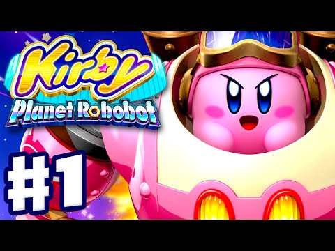 Kirby Planet Robobot - Gameplay Walkthrough Part 1 - Area 1: Patched Plains! (Nintendo 3DS English) - UCzNhowpzT4AwyIW7Unk_B5Q