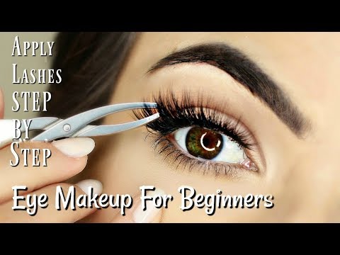 How To Apply False Eyelashes For Beginners - UC-1-zPmT368J8JRbsK_1keA