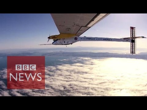 Solar Impulse 2: Solar plane pilot set for 6-day leg - BBC News - UC16niRr50-MSBwiO3YDb3RA