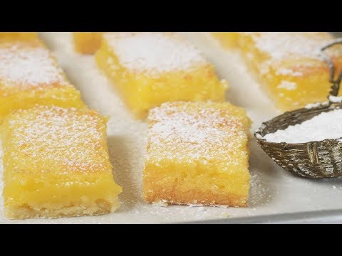 Lemon Shortbread Bars Recipe Demonstration - Joyofbaking.com - UCFjd060Z3nTHv0UyO8M43mQ