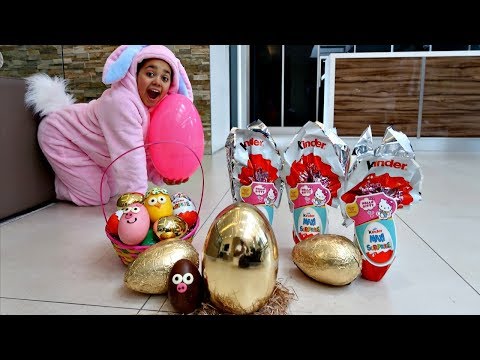 GOLDEN EGG! Easter Egg Hunt Toys Challenge For Kids Pretend Play | Toys AndMe - UC6sSkkemzPjmrzS0Y0V_2zw