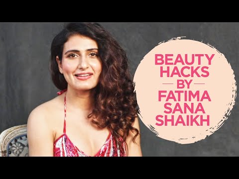 Video - BOLLYWOOD Beauty Hacks by Fatima Sana Shaikh - Interview #India