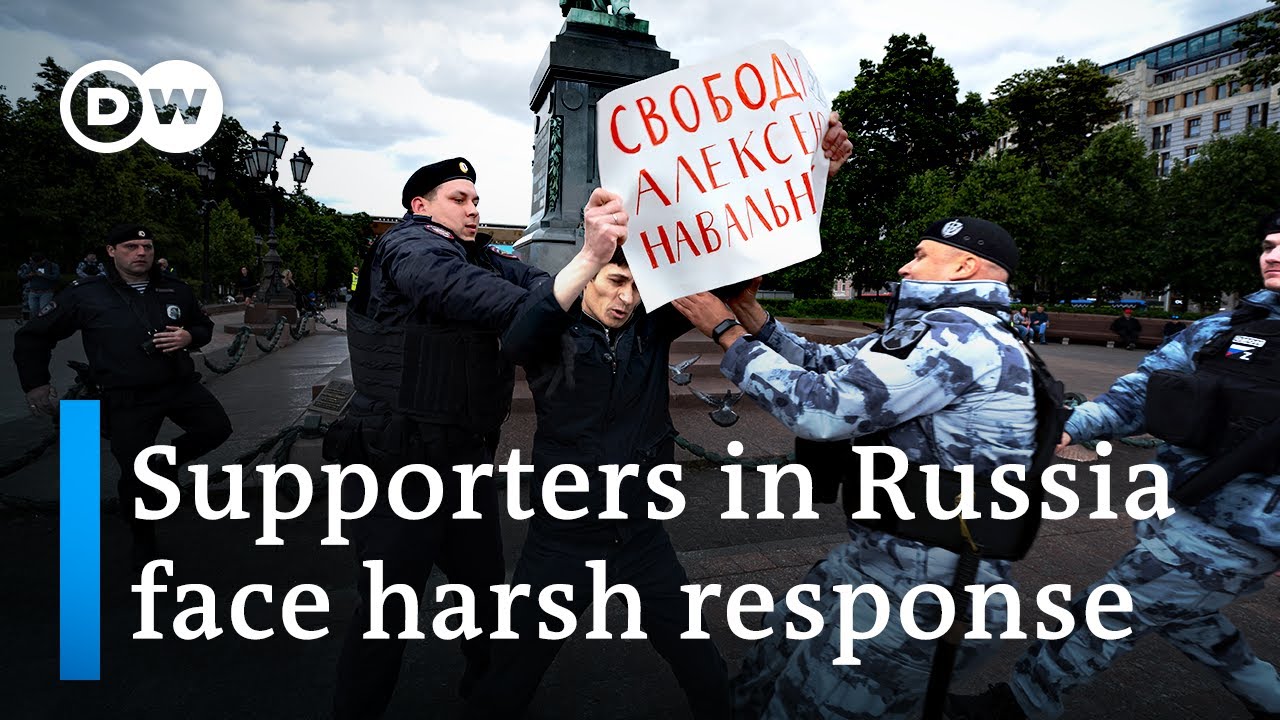 Protesters around the world rally for Russian opposition leader Navalny | DW News