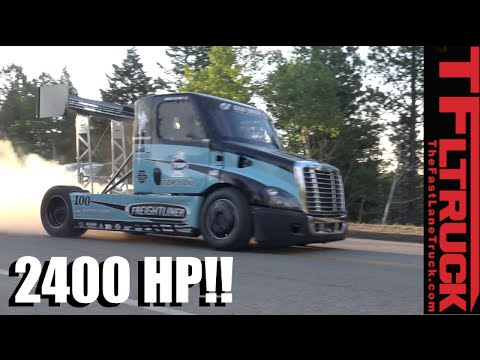 2,400 HP Freightliner Pikes Peak Hill Climb Race Truck Is Porsche Quick! - UCO-85LYfB61OP4SRAgpfncw