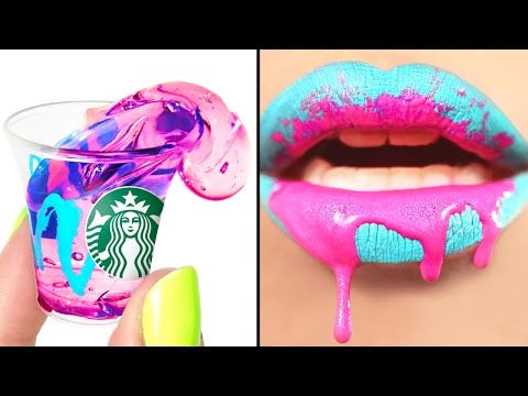 DIY Unicorn Frappuccino LIPSTICK  - UC6gqv2Naj9JiowZgHfPstmg