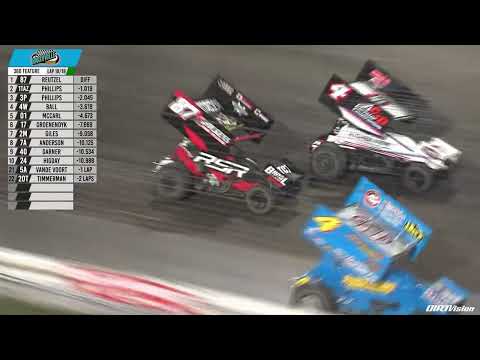 Knoxville Raceway 360 Highlights // June 8, 2024 - dirt track racing video image