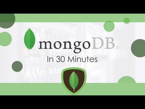 MongoDB In 30 Minutes - UC29ju8bIPH5as8OGnQzwJyA